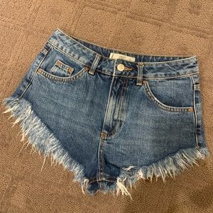 Top shop jean shorts